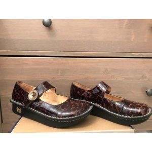 Alegria Mary Jane shoes Animal Print 7.5 / 38